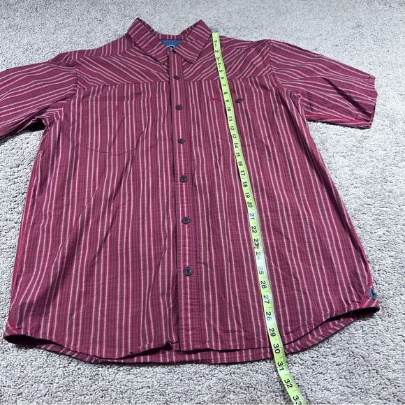 REI Shirt Short Sleeve Button Up Mens Button Front Pocket Cotton blend Size L - Picture 2 of 5